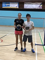 Mixed doubles winner